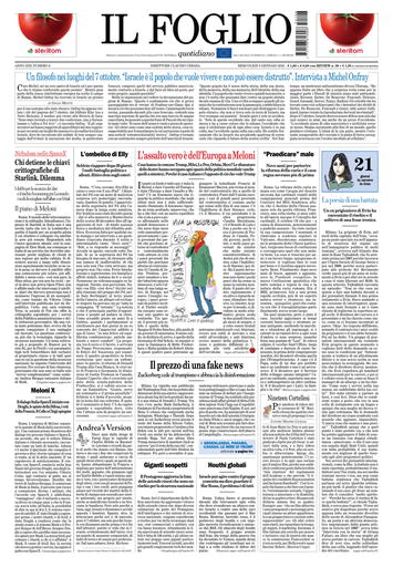 Prima-pagina-il foglio-messina-edizione-di-oggi-08-01-2025